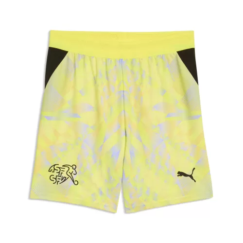Switzerland Goalkeeper Children Shorts WC Yellow - 2026